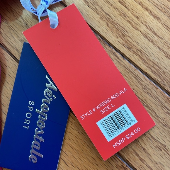 NWT Aeropostale Sport Pink Tee Size Large - Picture 4 of 8